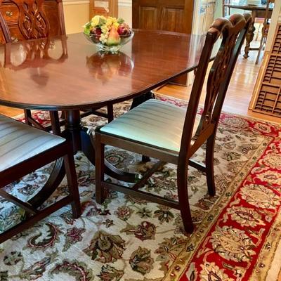 Stately Chippendale Style Chairs--just in time for holiday dinners! 