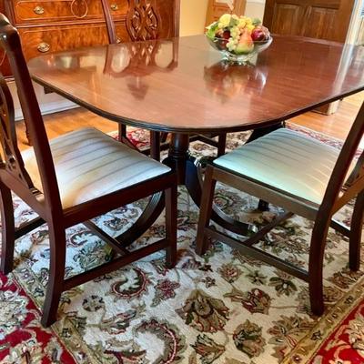 Stately Chippendale Style Chairs--just in time for holiday dinners! 