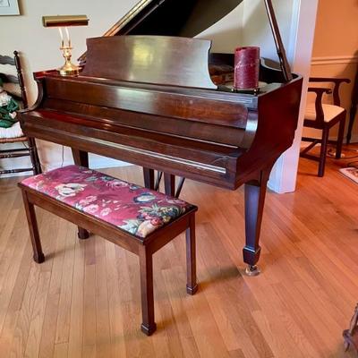 Mid Century Steinway & Sons Grand Piano--Model S Grand Piano that has just been serviced last month by Cooper Music and has had a new set...