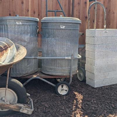 Galvanized Garbage Cans