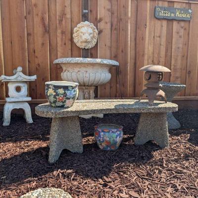 MCM Garden Bench