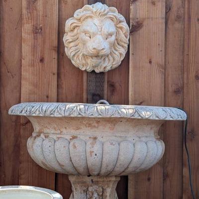Heavy Cement Fountain 