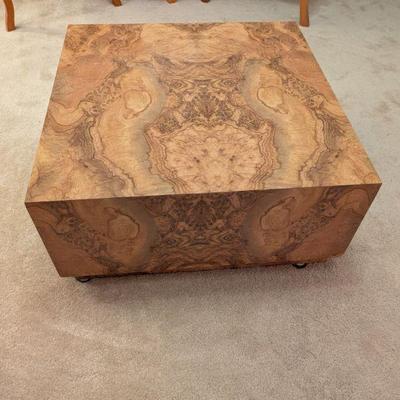 MCM Burlwood laminated Burlwood Coffee Table