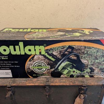 NEW IN BOX Poulan Chainsaw!