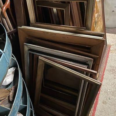wooden frames
