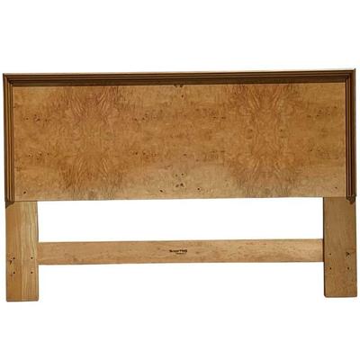 HENREDON SCENE TWO QUEEN SIZE BURL HEADBOARD