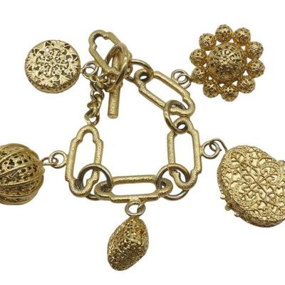 RARE VINTAGE PEDRE CHARM BRACELET WATCH