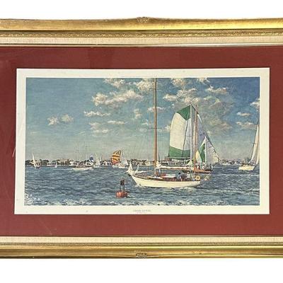 FRAMED LIMITED EDITION LITHO "CHARLESTON" BY WEST FRASER