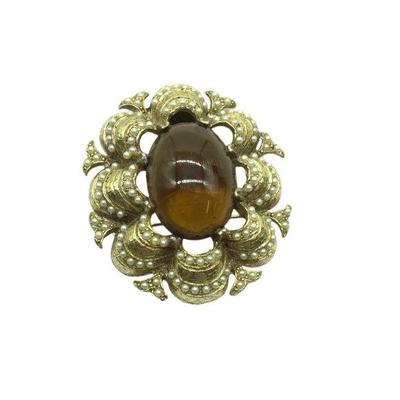 VINTAGE RARE SIGNED HOBÉ BROOCH