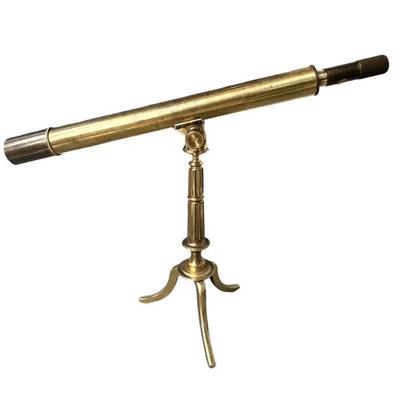 VINTAGE BRASS MARITIME TELESCOPE/ SPYGLASS ON TRIPOD
