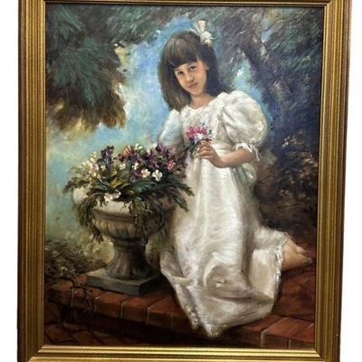 PORTRAIT OF A YOUNG GIRL BY CARIN HEBENSTREIT