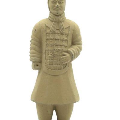 CHINESE TERRACOTTA TOMB WARRIOR FIGURINE