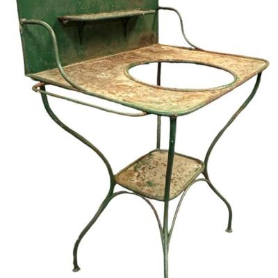 ANTIQUE FRENCH WASH BASIN - GARDEN