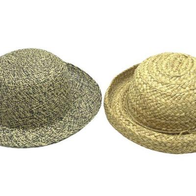 2 "HAT STUFF" LADIES STRAW HATS