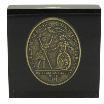BRONZE UNIVERSITY OF SOUTH CAROLINA PAPER WEIGHT