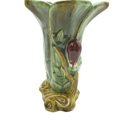 VINTAGE DRIP POTTERY TULIP VASE