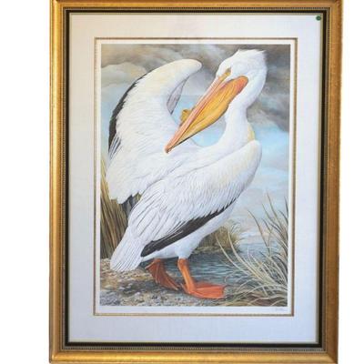 LARGE BASIL EDE LTD ED PELICAN LITHOGRAPH