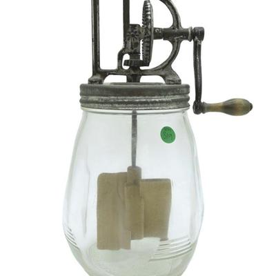 VINTAGE DAZEY HAND CRANK BUTTER CHURN NO. 4