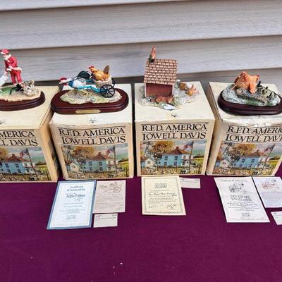 (4) RFD Lowell Davis Figurines Feat. Can’t Beat Em Join Em
