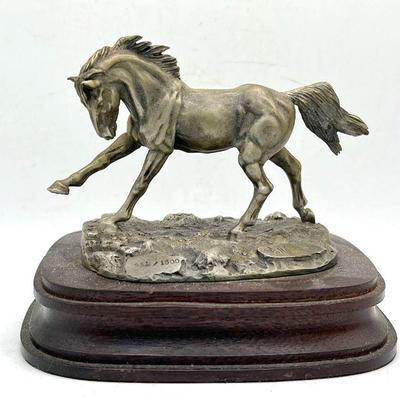 Polland 1984 Pewter Sculpture of Horse #951/1500
