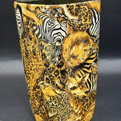 LaVie Jungle Animal Glass Vase

