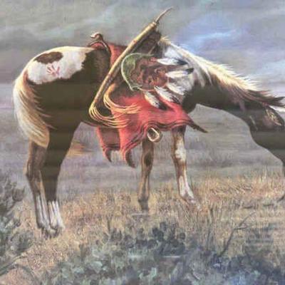 Gregory Perillo Crazy Horse 1986 Hand Signed
