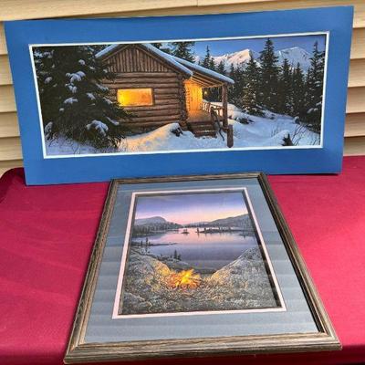 (2) Stephen Lyman Signed And Numbered Prints
1995 - 1207/9500 Evening Star print with certificate on back. 22x26.25

1992 - 7502/8500...