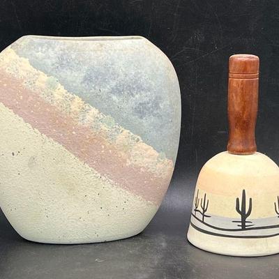 (2) Southwestern Pottery ft. Bell

