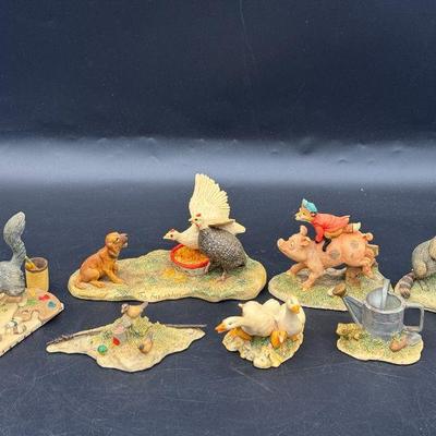 (7) Lowell Davis Schmid Border Fine Arts Figurines
