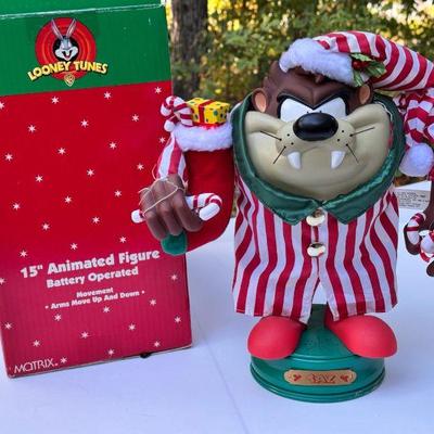 Looney Tunes 15” Animated Taz Figure In Box
