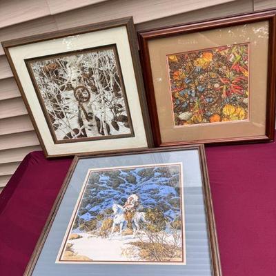(3) Bev Doolittle Signed And Numbered Prints

