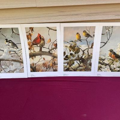 "The Seasons" Set of (4) Prints by Mario Fernandez
