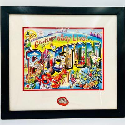 Boston 2007 eBay Live Lithograph #28/200 Signed on Reverse
