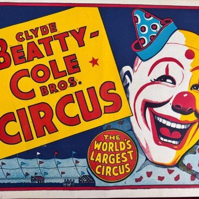 Clyde Beatty - Cole Bros Circus Poster #81
