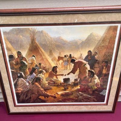 Indigenous Village Signed And Numbered
