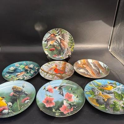 (7) Limited Edition Kevin Daniel Bird Plated Edwin Knowles
