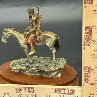 “The Outlier” Inspired By Frederic Remington Chilmark Fine Pewter Figurine
