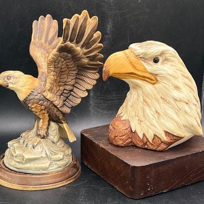 Patriotic Pair featuring Royal Crown Porcelain by J. Byron
