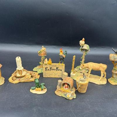 (10) Lowell Davis Figurines Feat. Signed & Foxfire Farms
