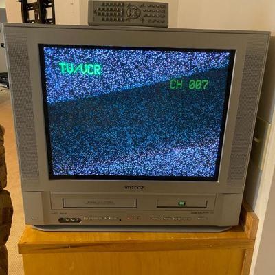 Retro Gaming CRT with Built in DVDPlayer and VCR 