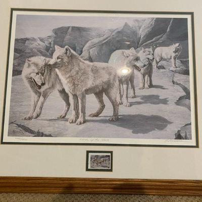 Marten Visser Numbered Print with Stamp from 1996