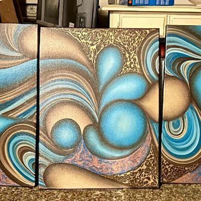 Beautiful canvas art - three pieces