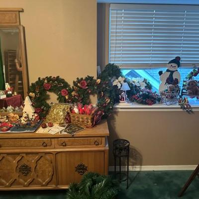 Mid Century Modern Furniture/ Christmas Decor