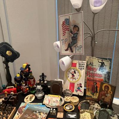 Vintage Items/ Stained Glass Lamp 