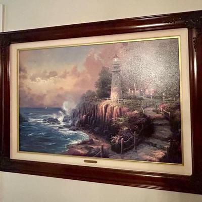 Vintage Thomas Kinkade Let Your Light Shine Collectors Series 1998