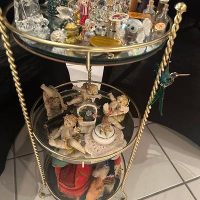 Vintage Fontanini Depose Italy Tumbling Cherub Angel Figurine Simonetti