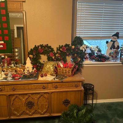 Mid Century Modern Furniture/ Christmas Decor