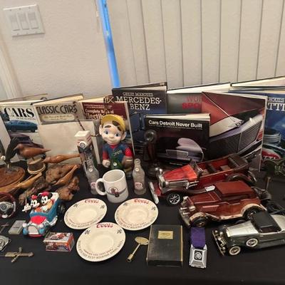 Vintage Car books/Toy Cars/ Other Misc. Items 