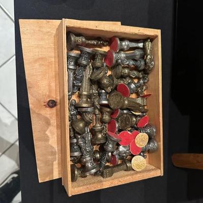 Vintage Chess Pieces 