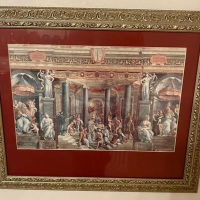 Baptism of Constantine Fresco